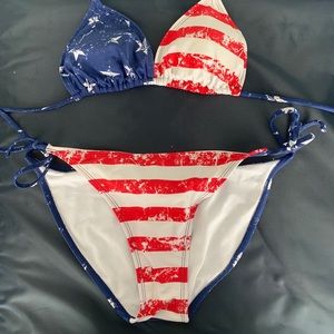 American flag bikini